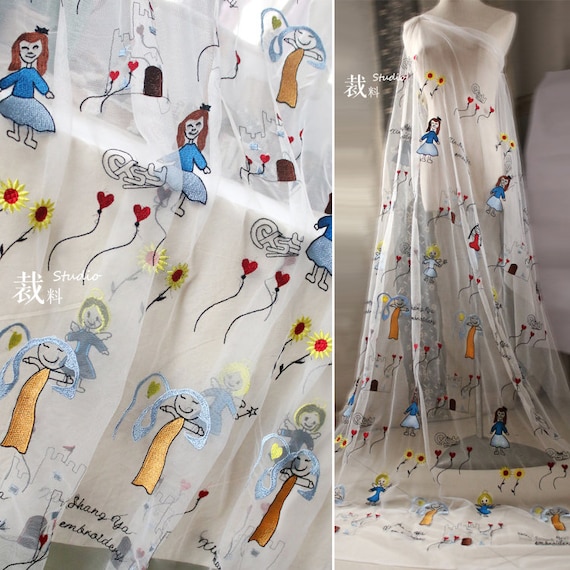 white christmas dresses Girls Textured Trimmed Wavy Dress