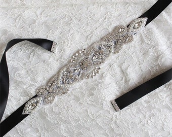 16 colors Ribbon Luxurious high-grade Rhinestone Belt, Crystal Bridal Belt, Bridal Belt, Wedding Belt, Wedding Belt Rhinestone Belt