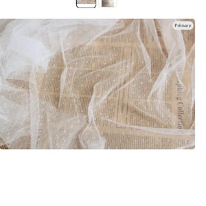 Lace Fabric Ivory Dots Gauze Bridal Lace Fabric Wedding Fabric Headband Fabric 59" width 1 yard