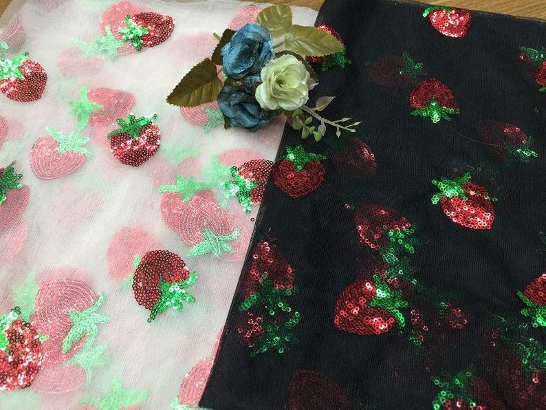 strawberry sequin