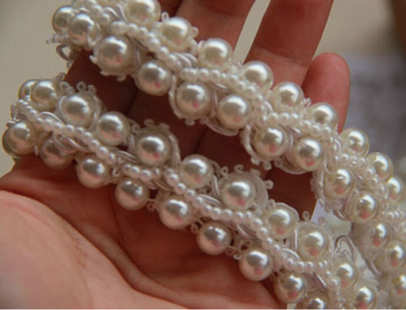 beaded bridal trim