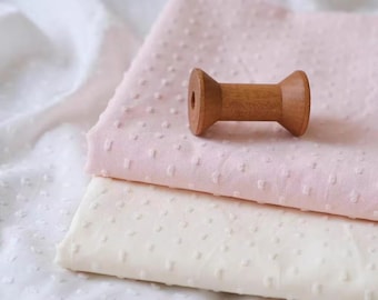 7 färger Vitt Svart Bomullstyg Prickigt Broderi Blommigt Bomullstyg för Kjolar, Toppar, Kjolar, Broderi Blommor 51" Bredd per Yard