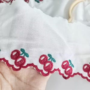 Cherry Lace Fabric - Etsy