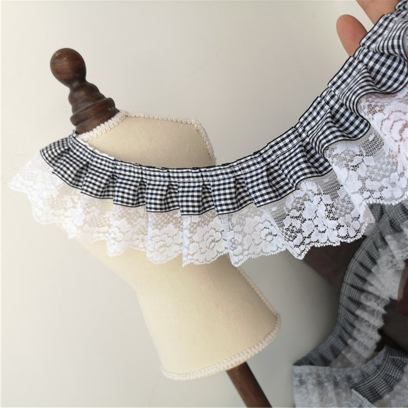 Lace Trim Tulle Folding Tulle Ruffled Tulle 2 Layers for Etsy