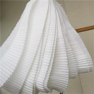 Lace trim pleated doll made of white ruffled chiffon floding lace lolita lace for baby dress 12cm width