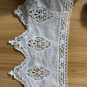 White Pure Cotton Lace, Retro Style, Suitable for Doll Skirts, Women's ...
