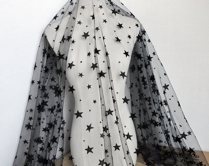 Black Magic - Star Tulle Top