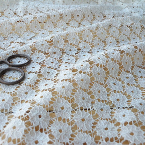 Chemical Lace Fabric - Etsy