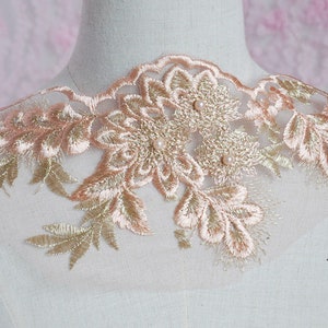 Gold Cut Dana Sequin Pearl Crystal Bridal Tassels, Decorative