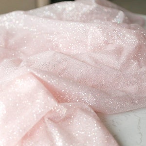 7 kleuren Tulle metallic glitter pailletten kant stof babyjurk stof ombre stof bruids bruiloft hoofdband 59" breed;
