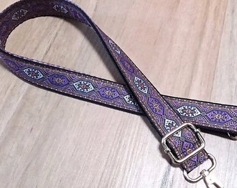 Purple Detachable purse strap, fully adjustable shoulder strap replacement for bags purse luggage, long crossbody handle for crossbody bag