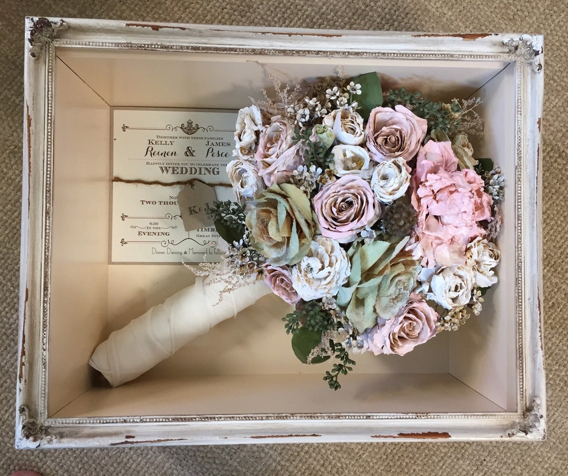 16x20 Shadow Box: Floral Preservation | Etsy 16x20 Shadow Box: Floral Preservation | Etsy