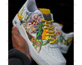 Dämonentöter Kimetsu No Yaiba - Uzui Tengen AF1 Custom Schuhe, Custom Handbemalte Schuhe, Schuhe AF1 Tropf, Marke Custom AF1, Cartoon AF1