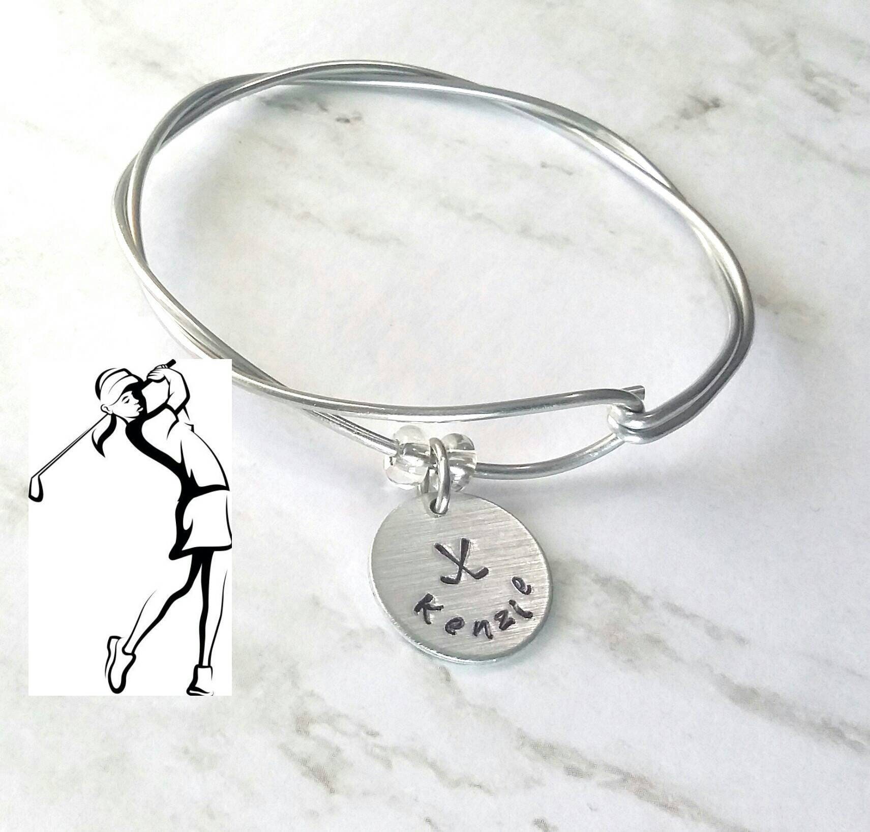 Golf Bracelet Personalized Golf Bracelet Team Bracelet Etsy