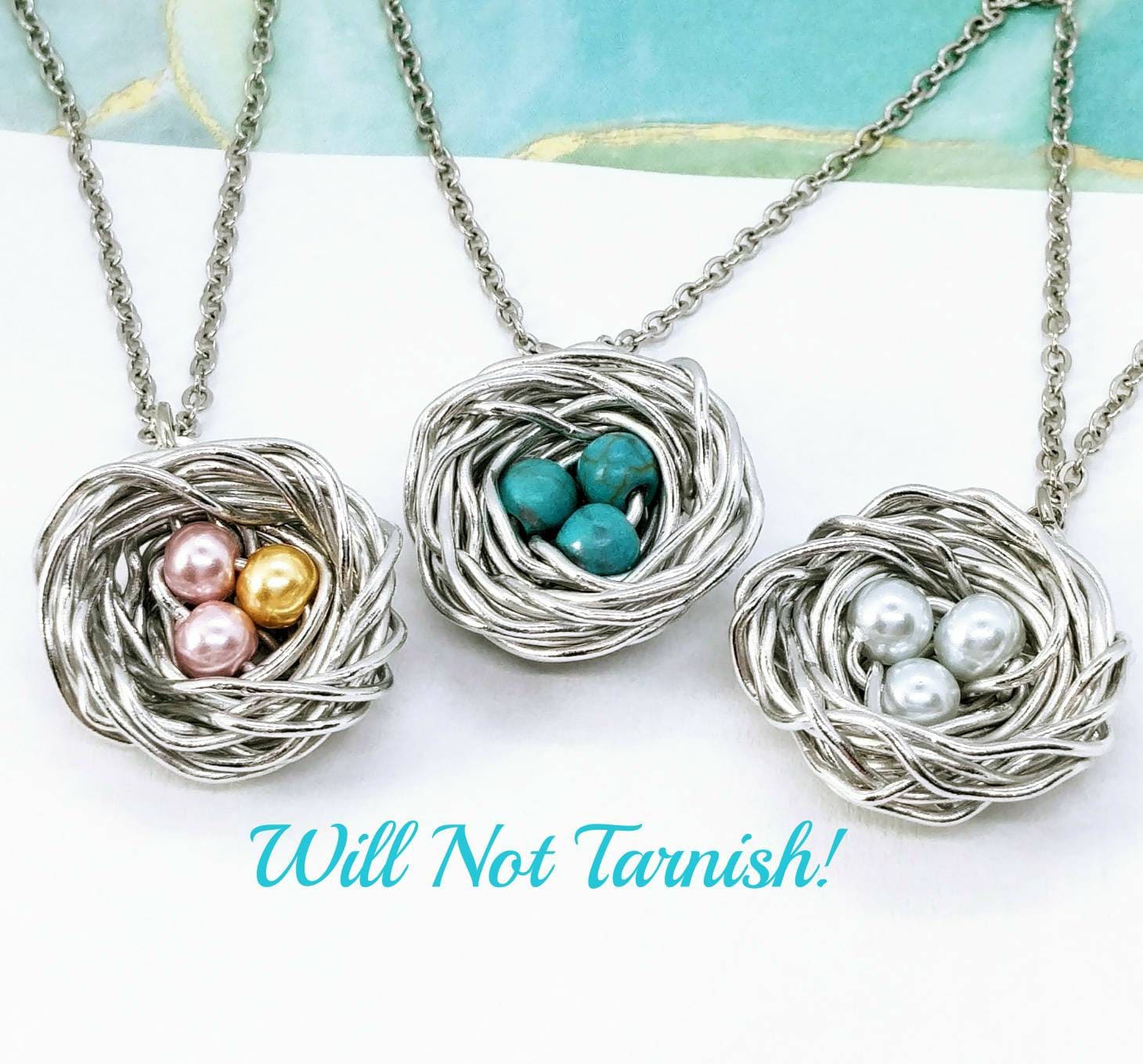 Nest 2024 egg necklace