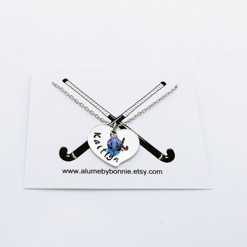 FIELD HOCKEY NECKLACE Personalized Necklace That Will Not Etsy
