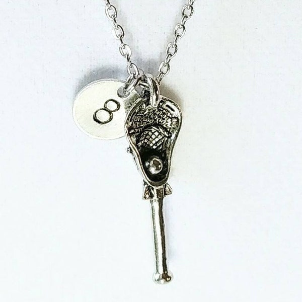 LACROSSE GIFT Necklace, Team Jewelry, Coach Gift, Custom Sport Necklace, LAX Necklace, Team Gift,Personalized Lacrosse Jewelry