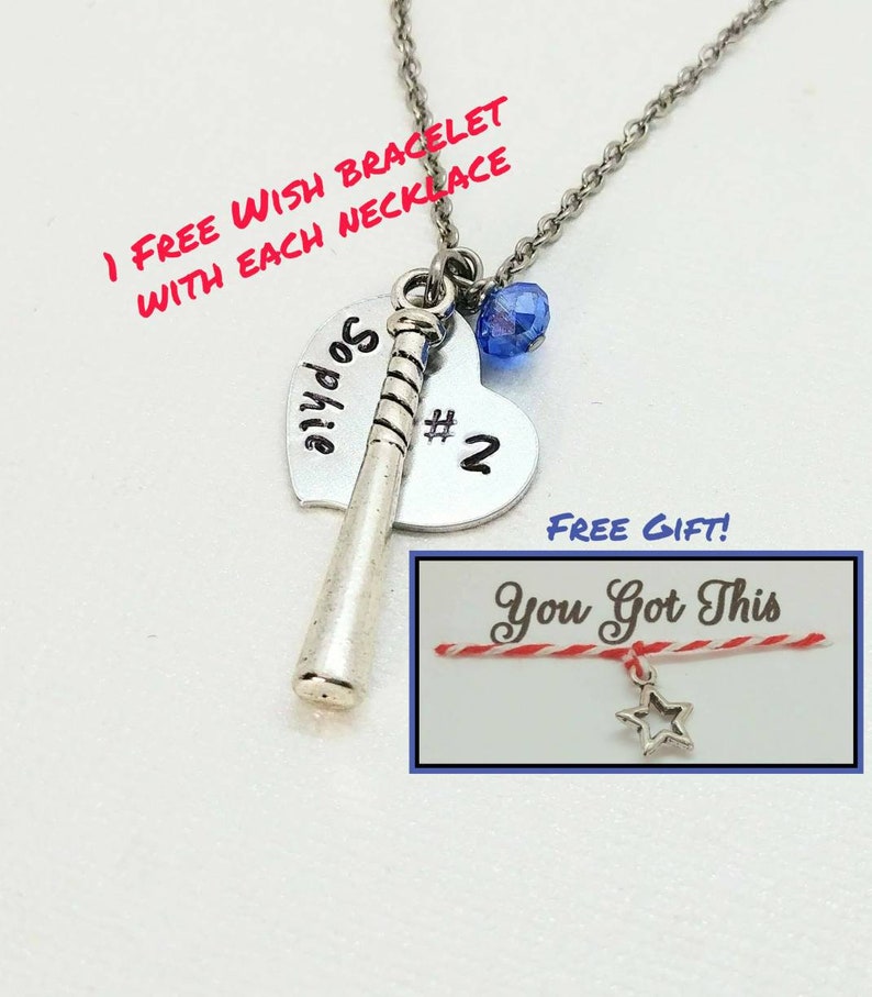 etsy baseball necklace