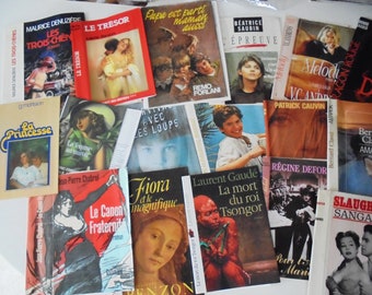 80 jacquettes couverture de petits livres  " thème variés "