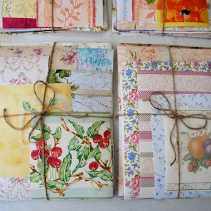 60 pcs Scrap vintage wallpaper - for all creative hobbies