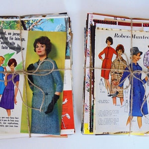Papierbasteln, Collagenpackung – 1 kg (100+ Seiten) verschiedener Zeitschriften, Bücher – Collage, Schneiden