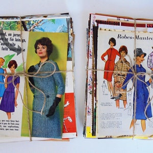 papierknutsels, collagepakket - 1 kg (100+ pagina's) van diverse tijdschriften, boeken losmaken - collage, decoupage
