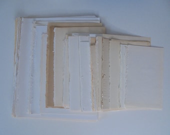 110 white pages / pack of white paper for craft paper / insert junk journal