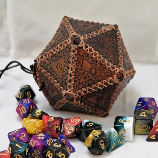 Leather Dice Holder Etsy