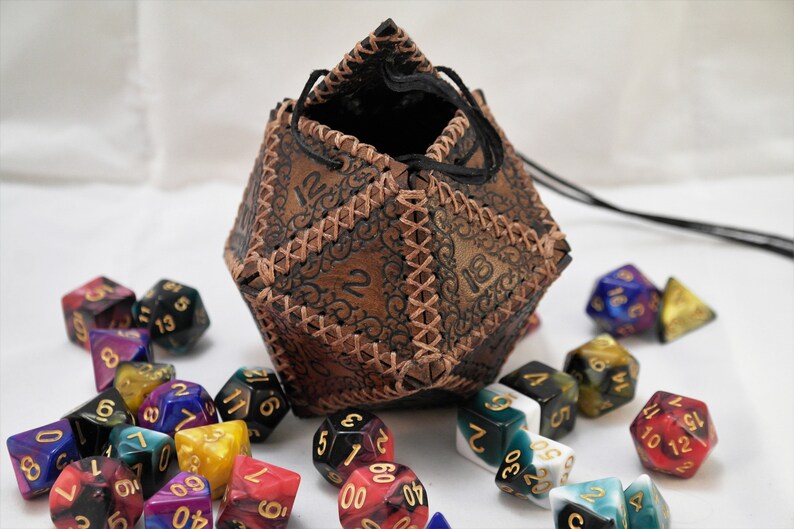 D20 Ultimate Dice Holder/regular Brown Etsy