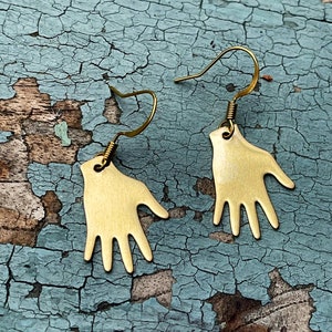 Frida hands dangle earrings