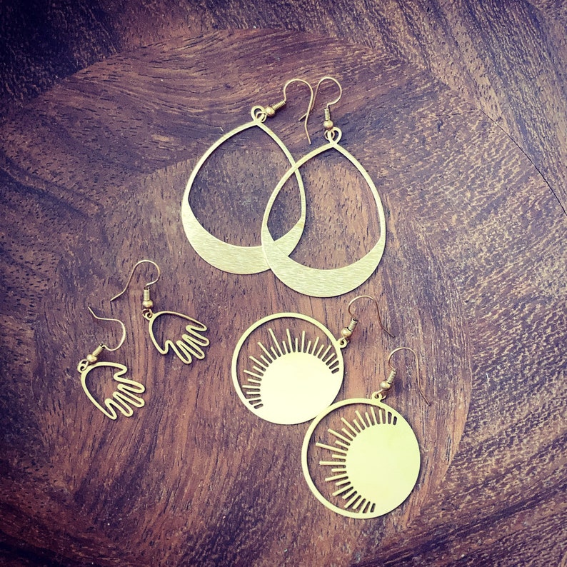 Boho simple dangle earrings