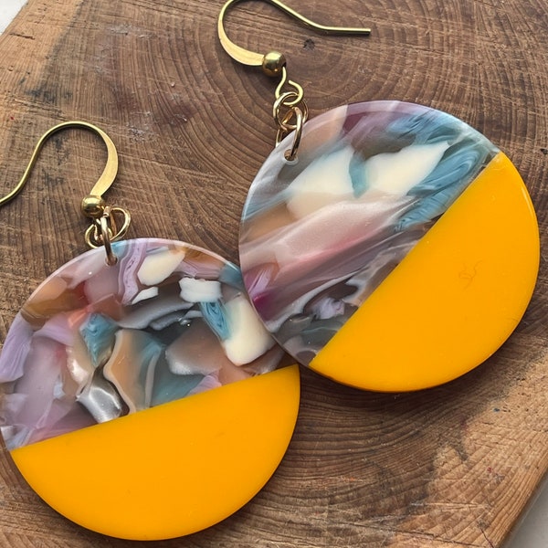 Acrylic Earrings Etsy UK