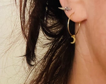 Fnio New Earings Jewelry Boho Long Flower Star Moon Colgando Fnio New Earings Jewelry Boho Long Flower Star Moon Colgando