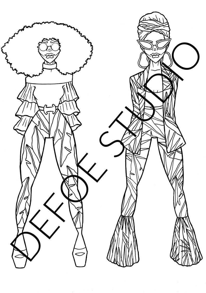 COLOR & CHILL printable coloring book | Etsy