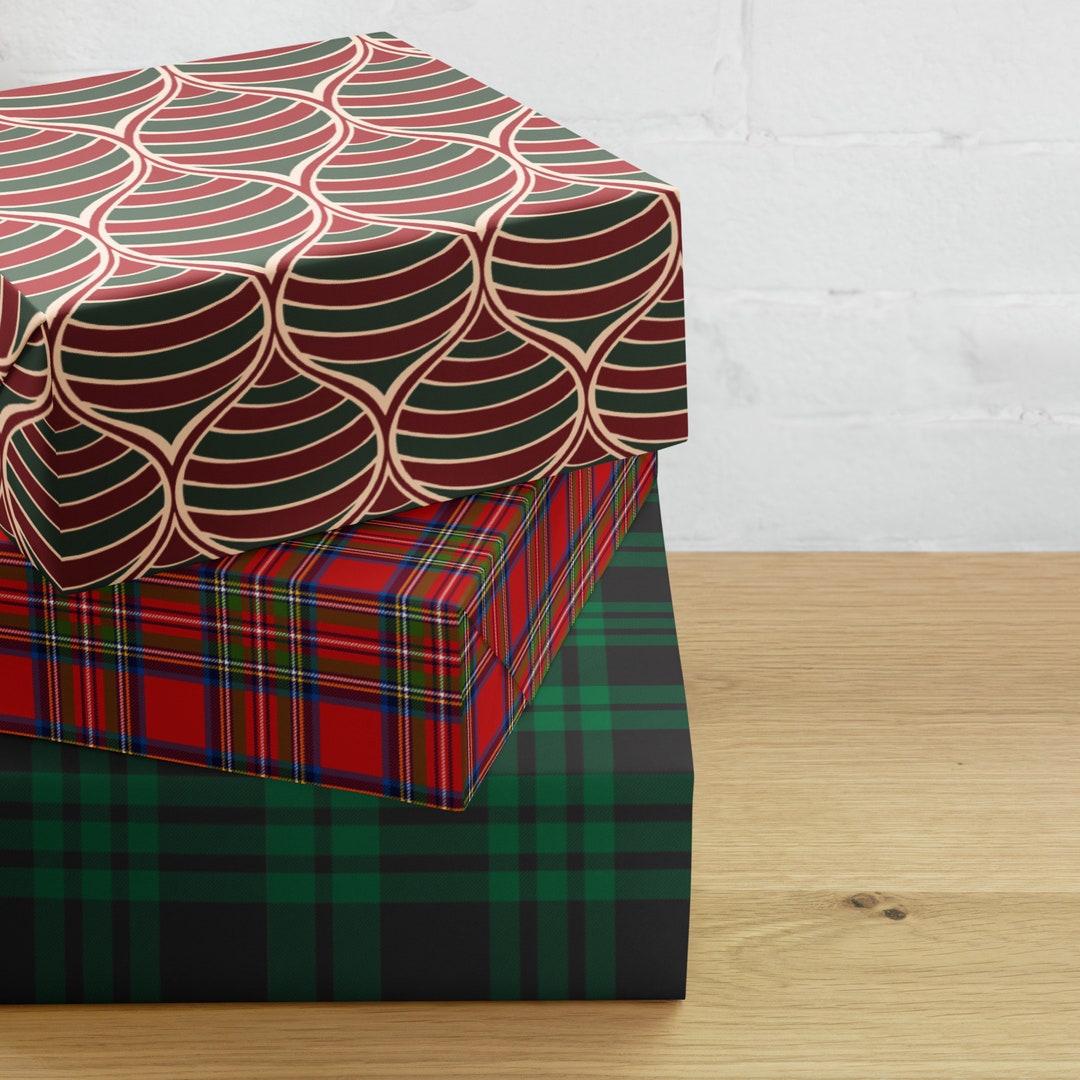 Holiday Wrapping Paper Sheets Christmas Wrapping Paper Etsy