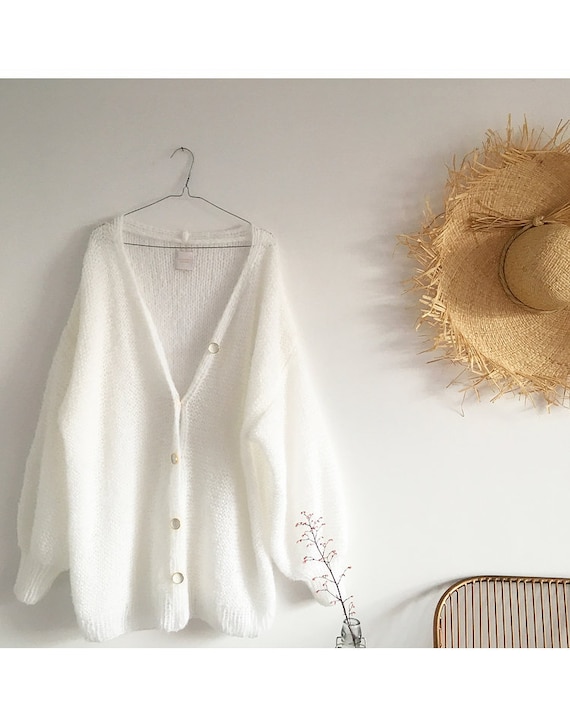 Fluffy oversized cardigan Clearance