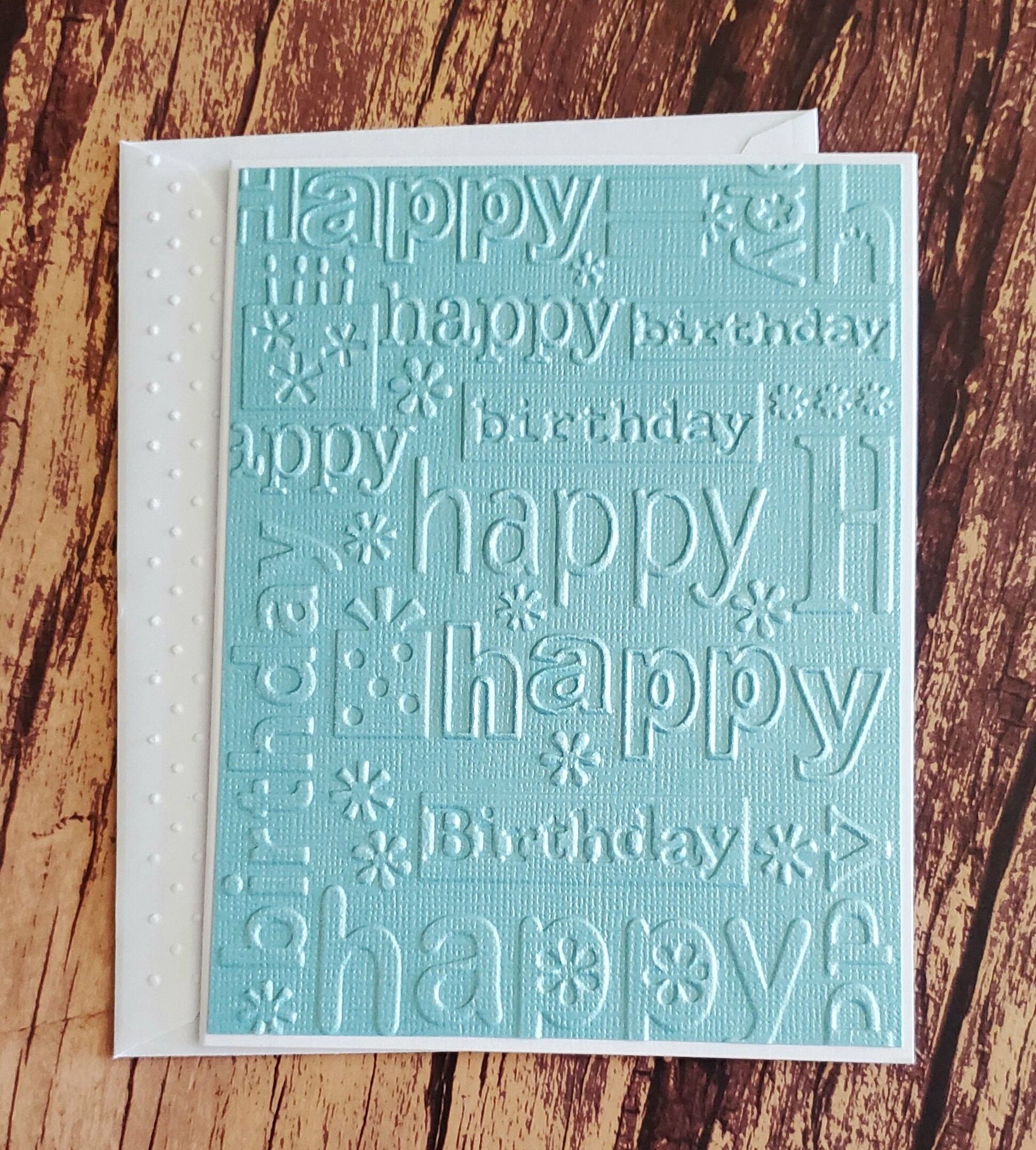 Embossed Birthday Card Assortment, Set of 8, Handmade Greeting Cards ...