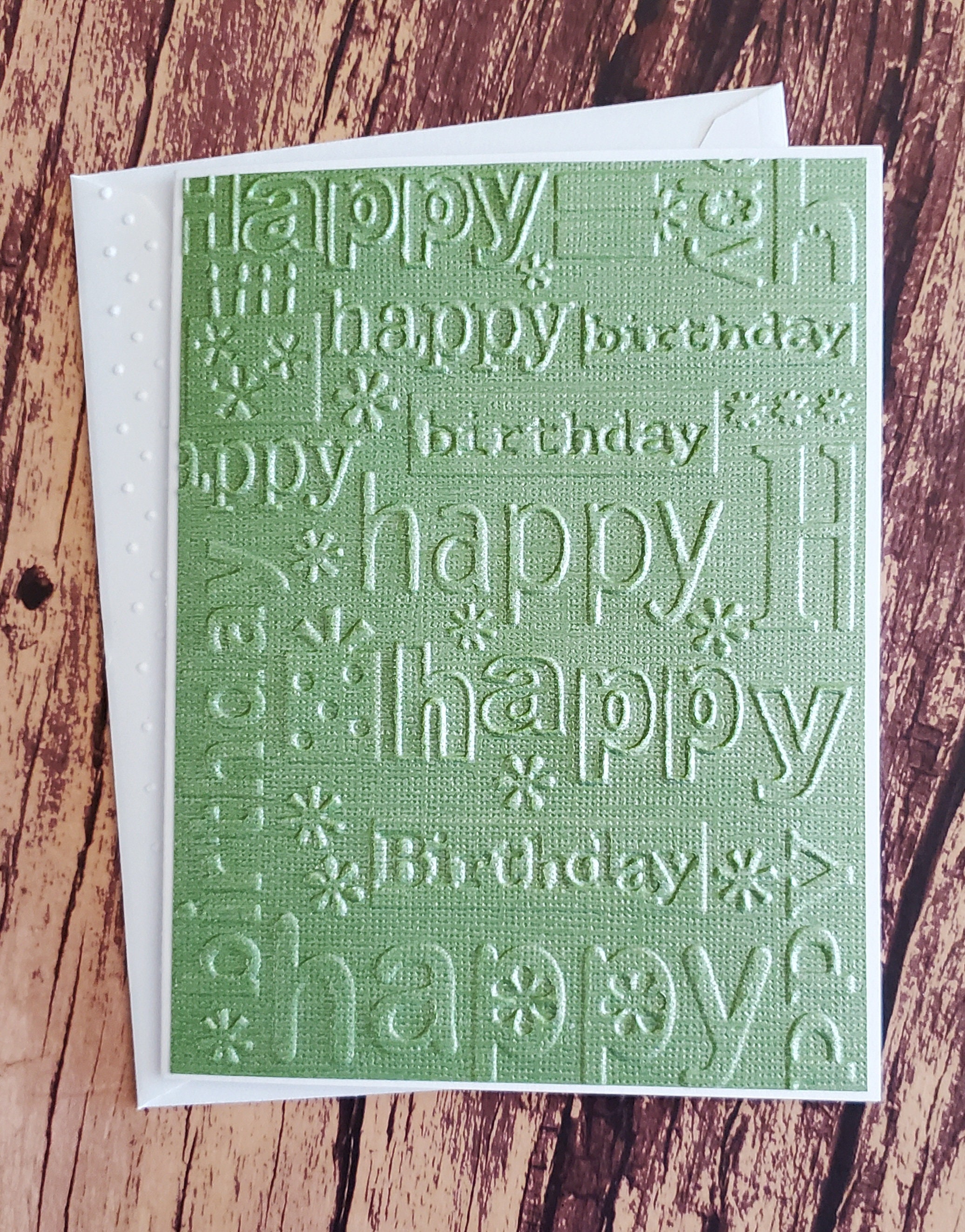 Embossed Birthday Card Assortment, Set of 8, Handmade Greeting Cards ...
