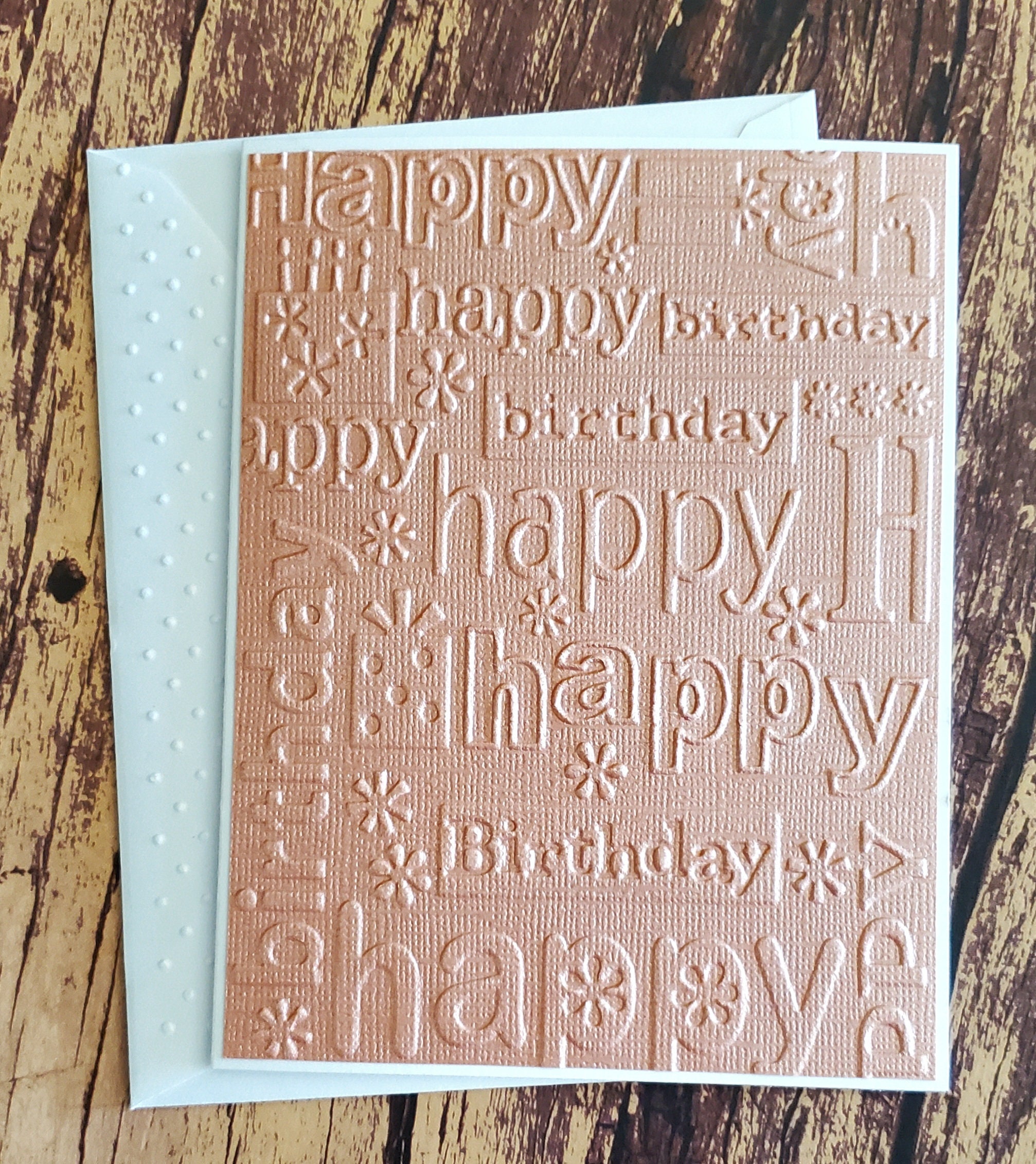 Embossed Birthday Card Assortment, Set of 8, Handmade Greeting Cards ...