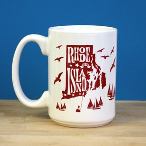 Rhode Island Map Mug image 2