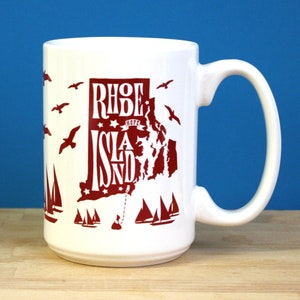 Rhode Island Map Mug image 1