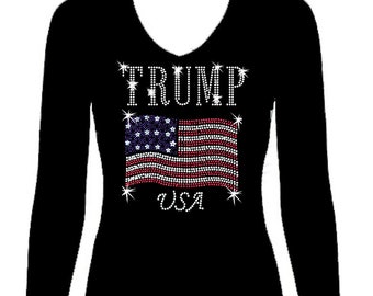 Rhinestone Trump | Etsy