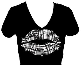 Love Sequin Tee Stripe/Red