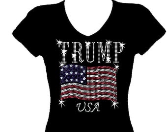 Rhinestone Trump | Etsy