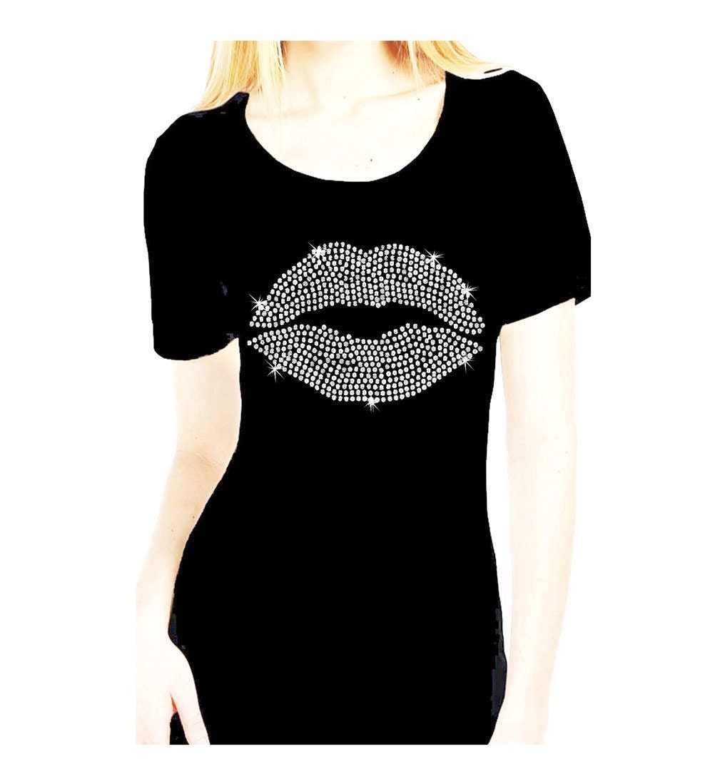 sequin lips shirt