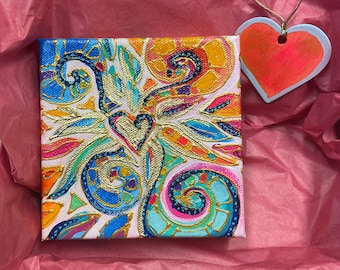 Square Canvas (2 of 9): Valentines Day Art 2023