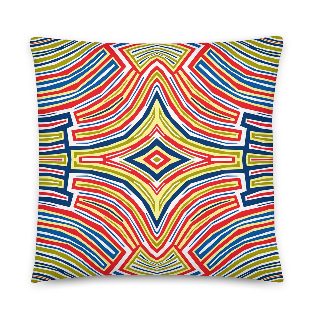 Designer Pillow Expressive Home Decor Vibrant Home Accents Etsy