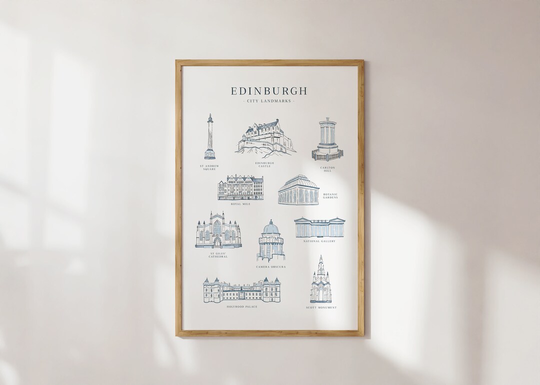 Edinburgh INSTANT DOWNLOAD Digital Printable File Edinburgh Etsy