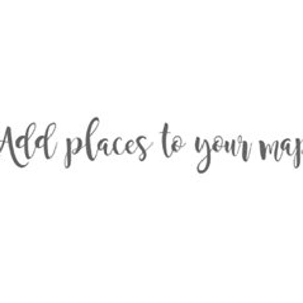 World map with marks - Etsy Österreich