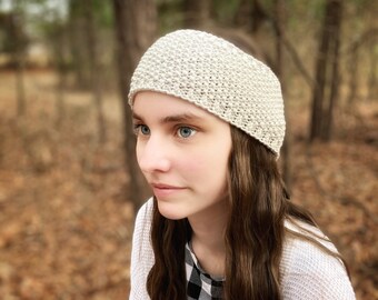 Knit Headband Pattern in Two Sizes: Child / Women, Easy Beginner Project, PDF Printable Download